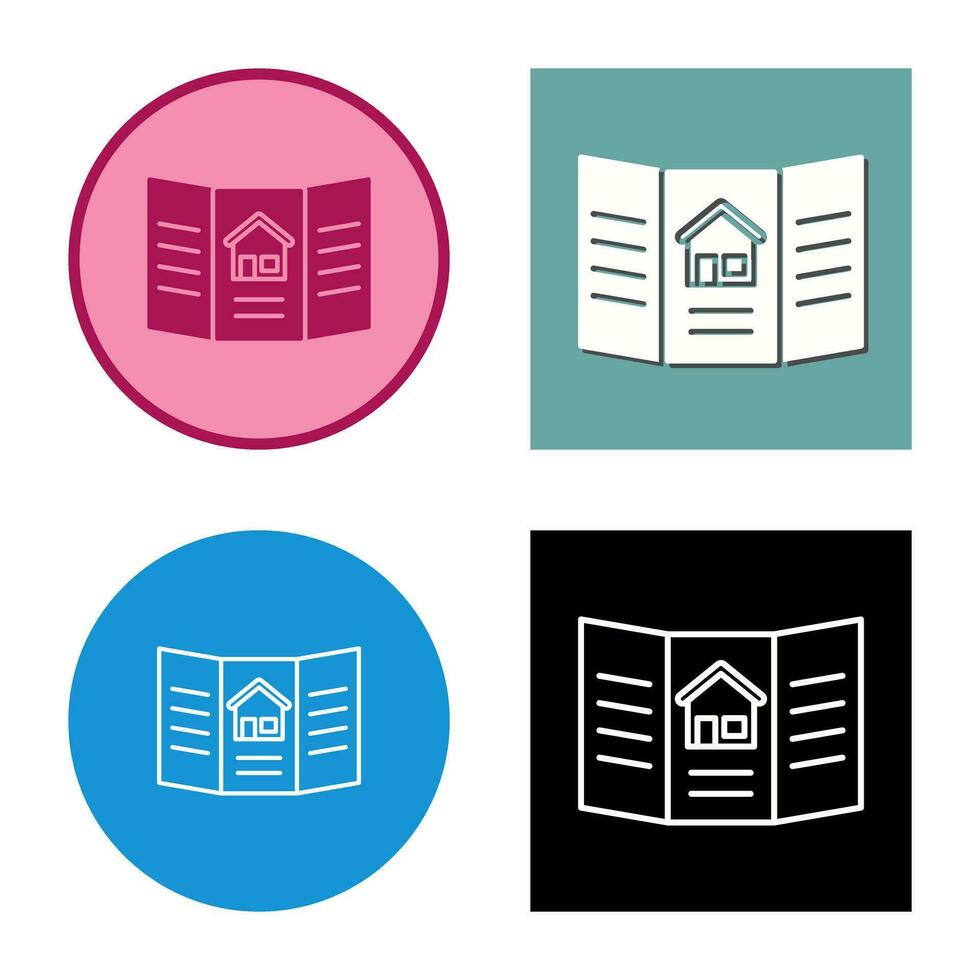 Brochure Vector Icon