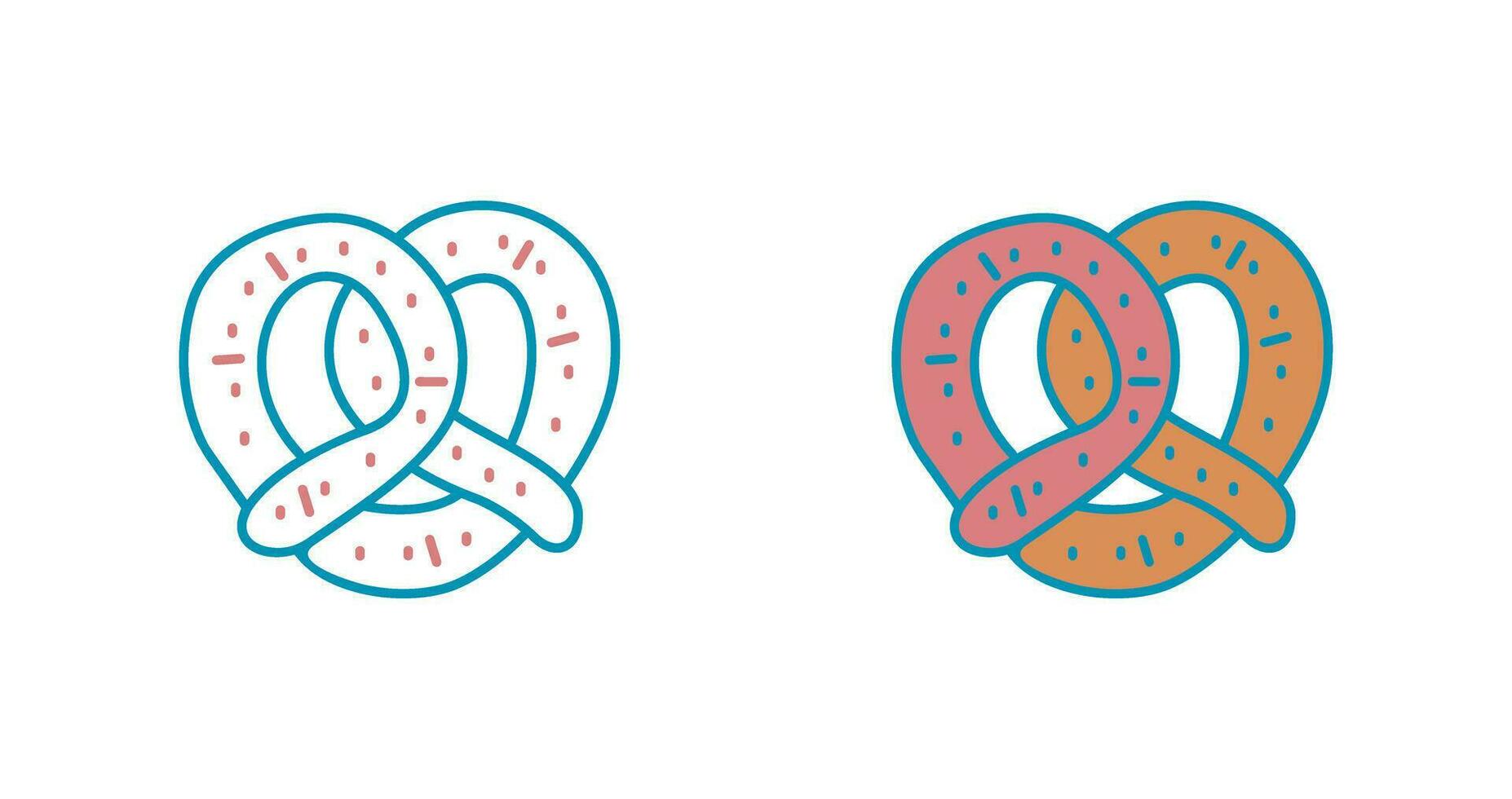 Pretzel Vector Icon