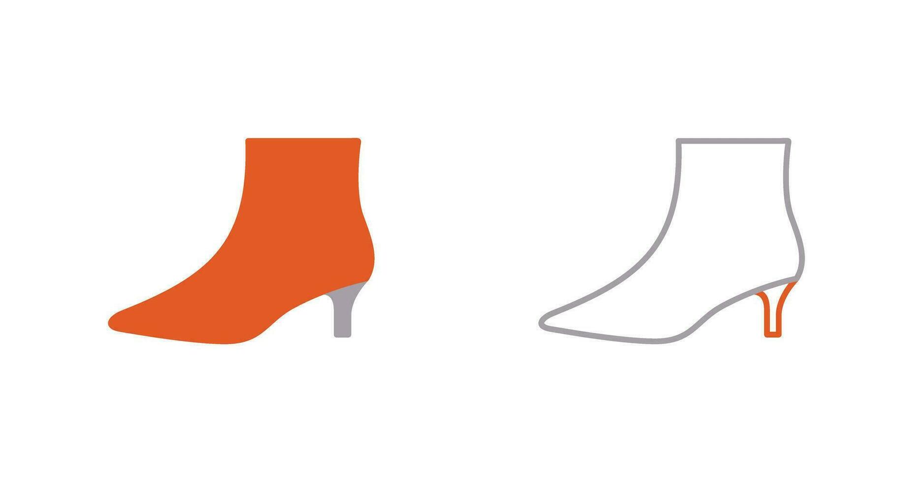 Boots with Heels Vector Icon