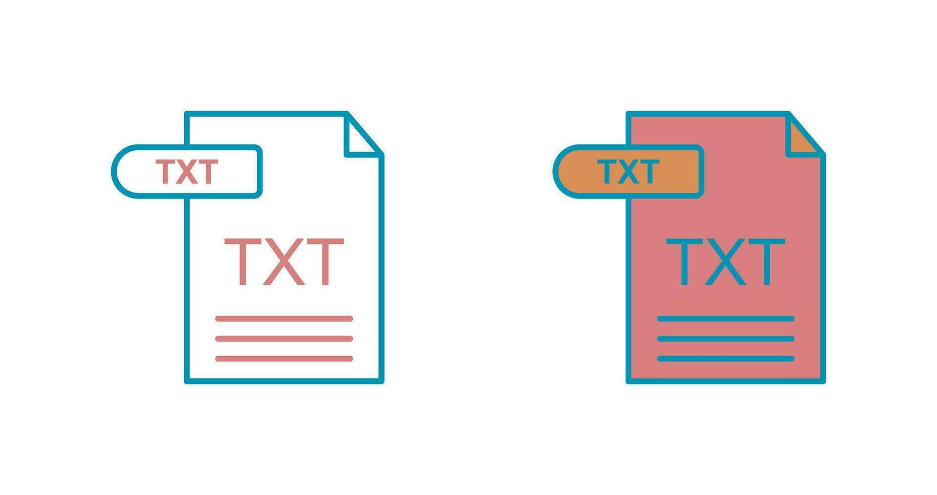 TXT Vector Icon