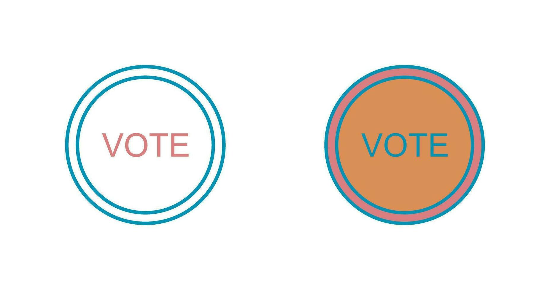 Vote Link Vector Icon