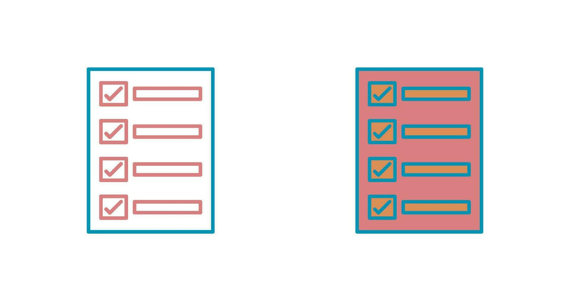 Filling Ballot Paper Vector Icon