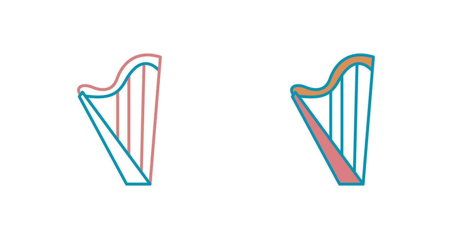 Harp Vector Icon
