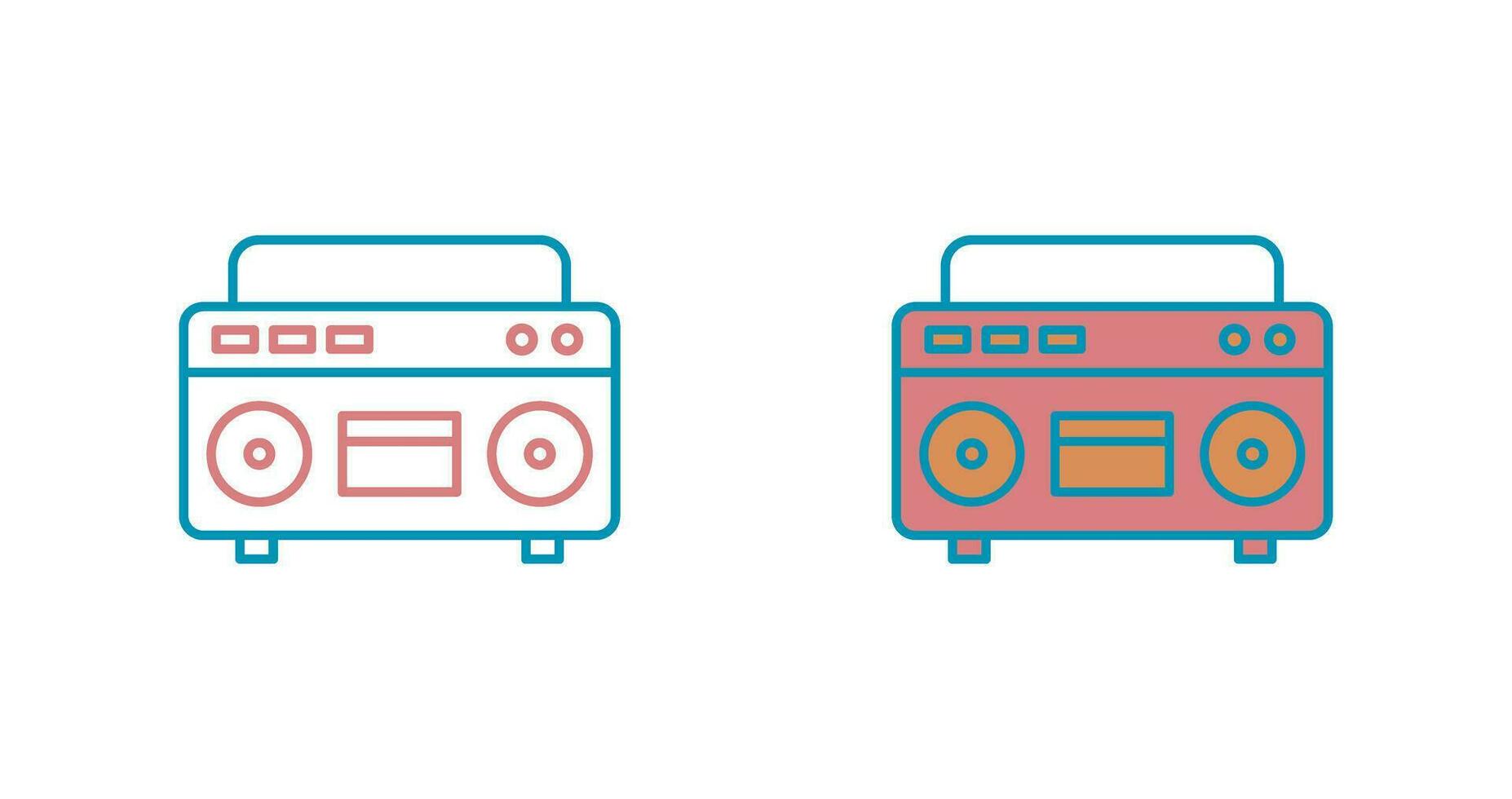 Casette Player Vector Icon