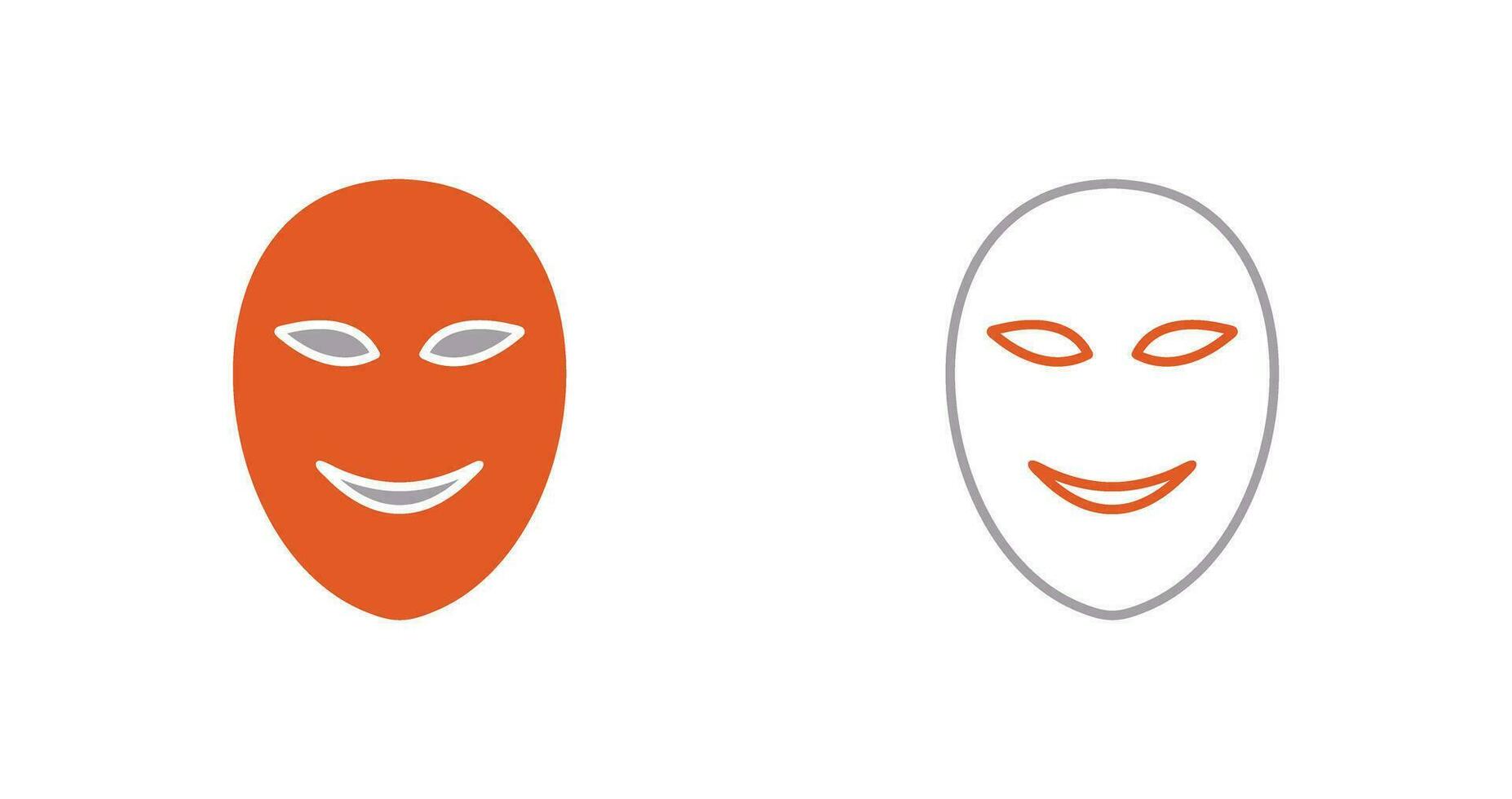 Ancient Face Mask Vector Icon