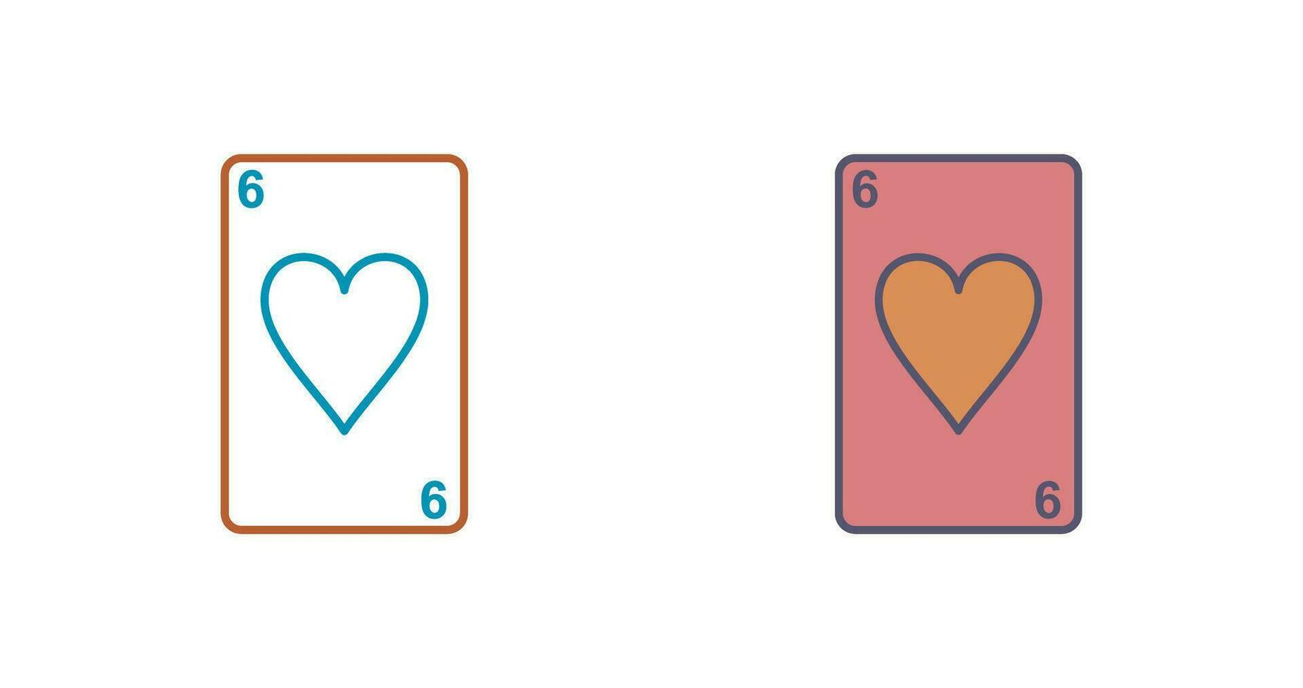 Hearts Card Vector Icon