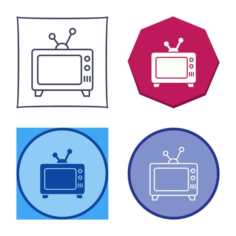 icono de vector de television