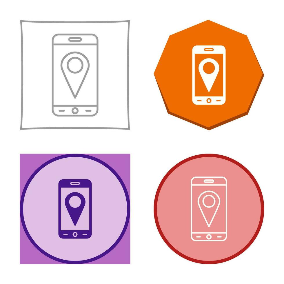 icono de vector gps