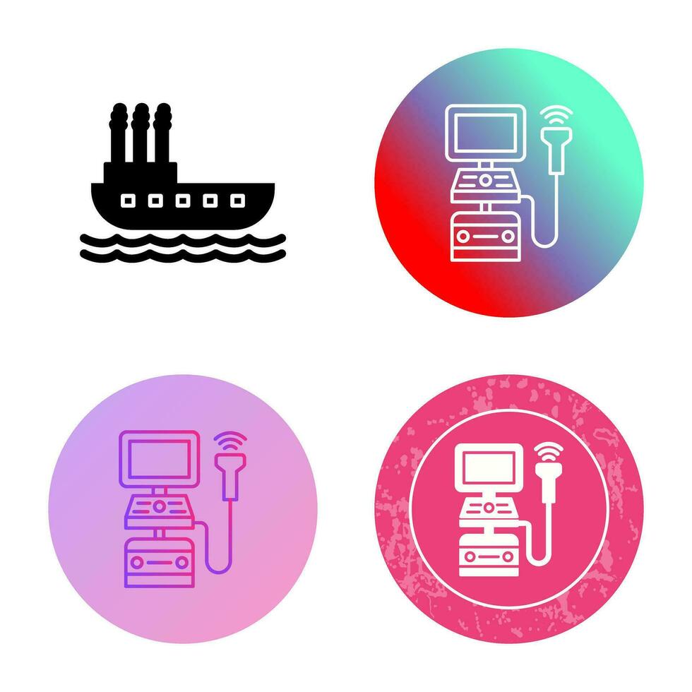 Ultrasound Machine Vector Icon