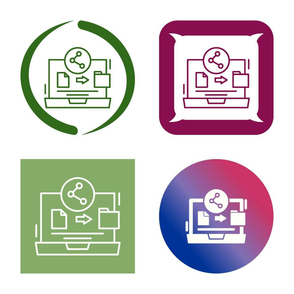 File Share Vector Icon