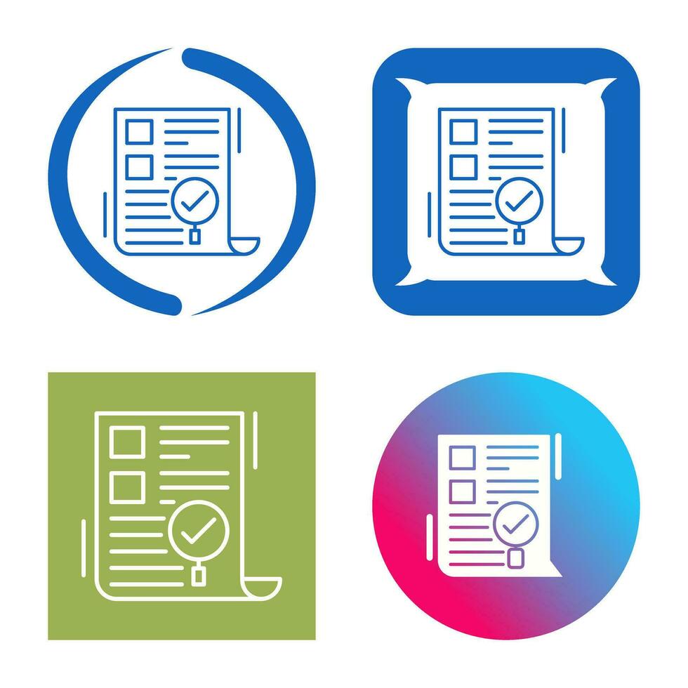 SEO Audit Vector Icon