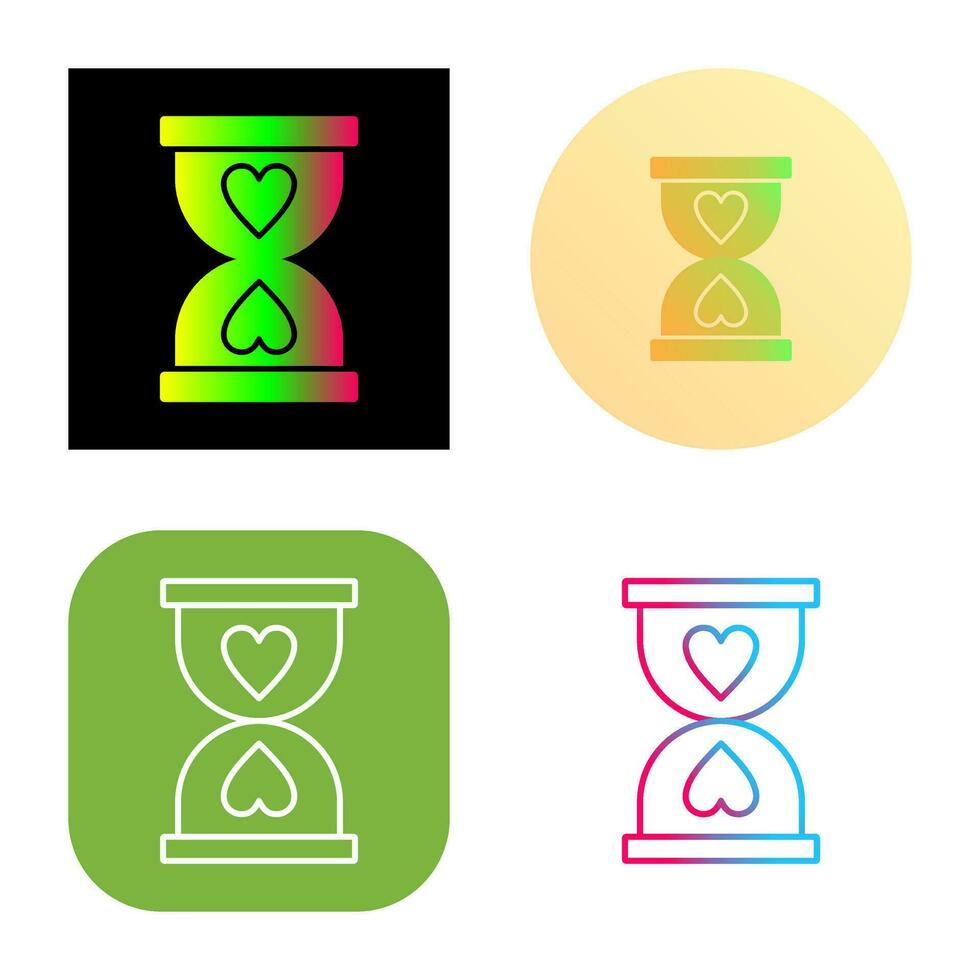 icono de vector de reloj de arena