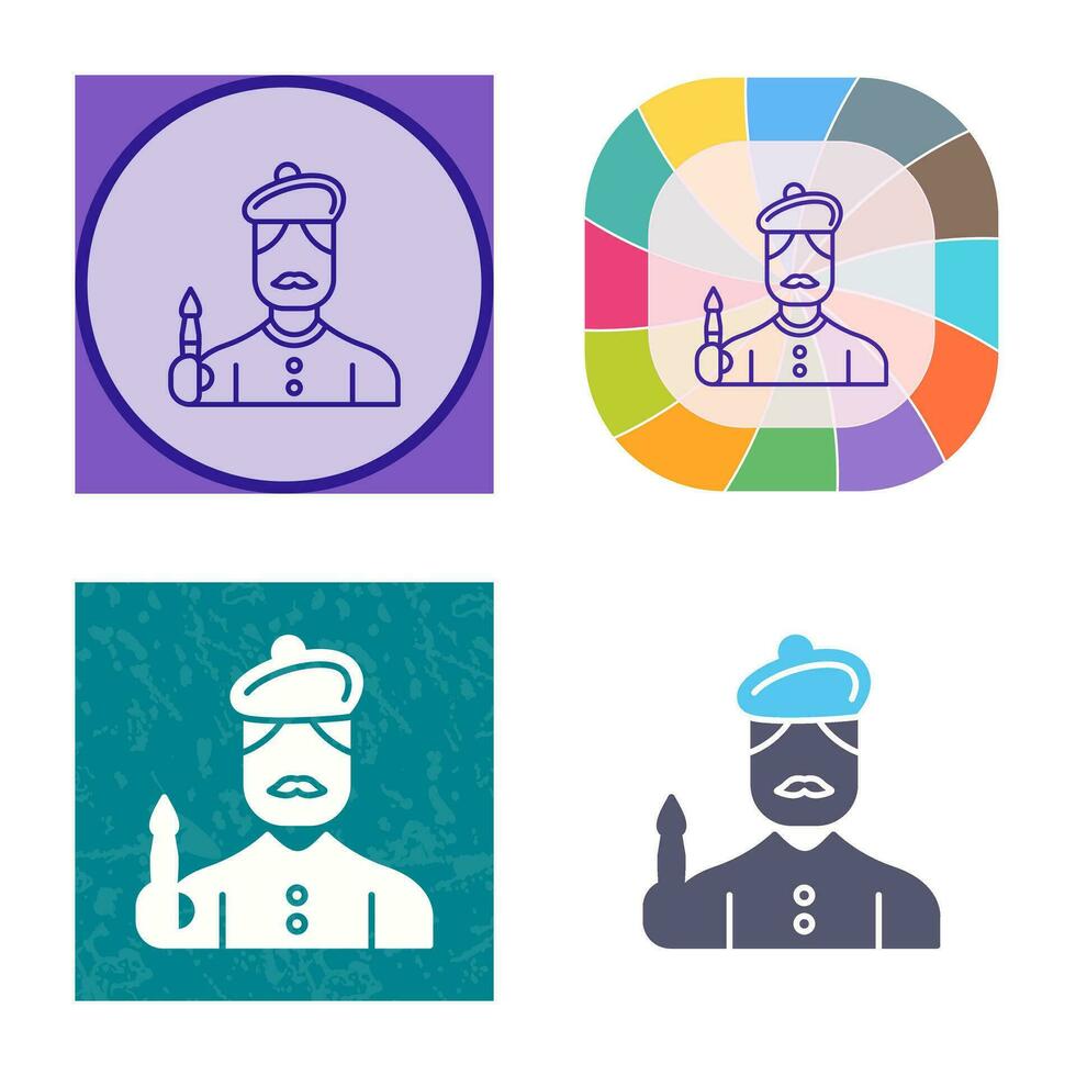 Artist Vector Icon