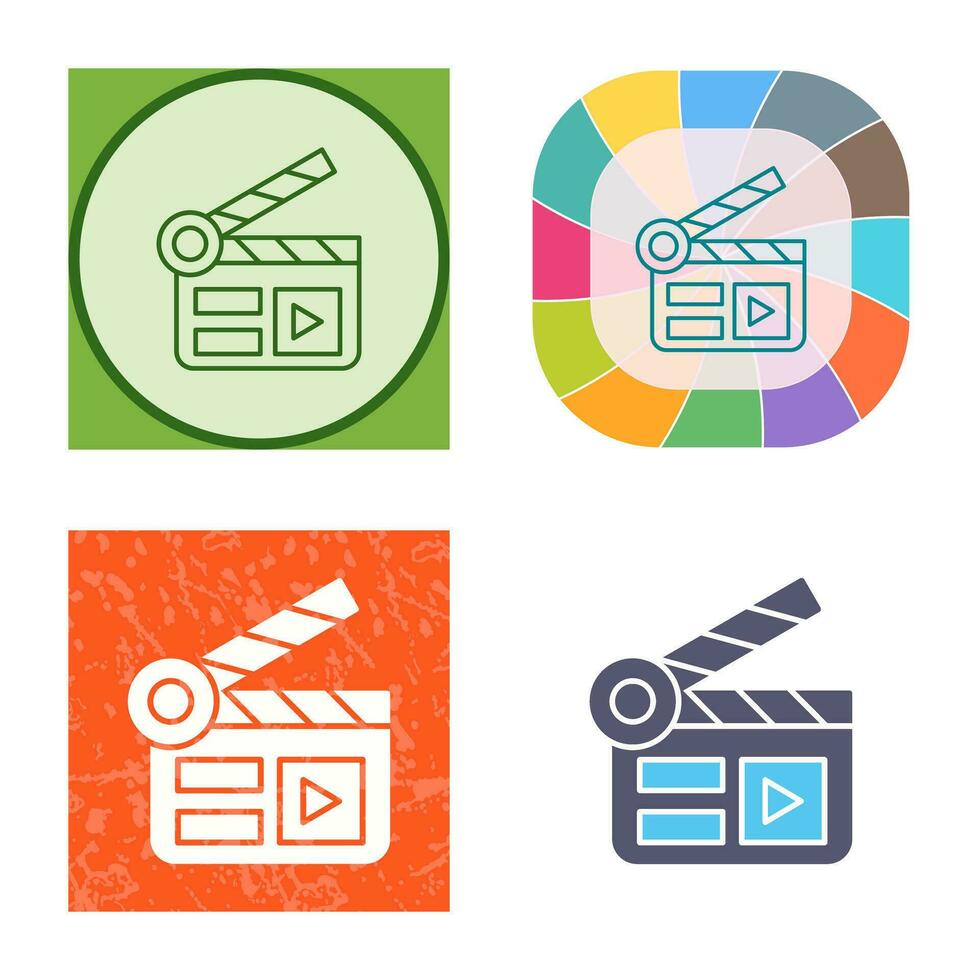 Clapper Board Vector Icon