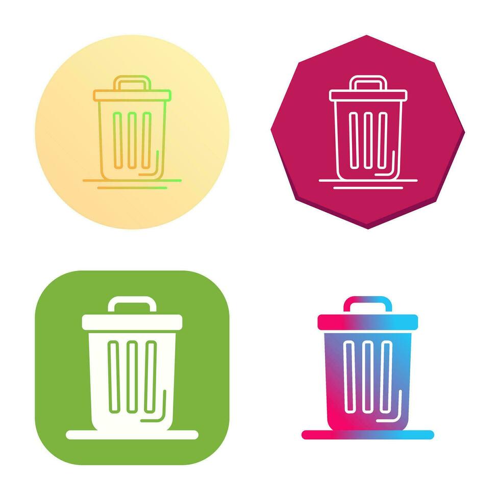 Trash Can Vector Icon