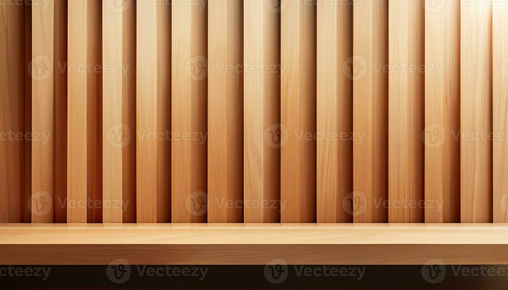 Wood Texture Suitable for Product Presentation Backdrop, Display, and Mock up, Generative Ai photo