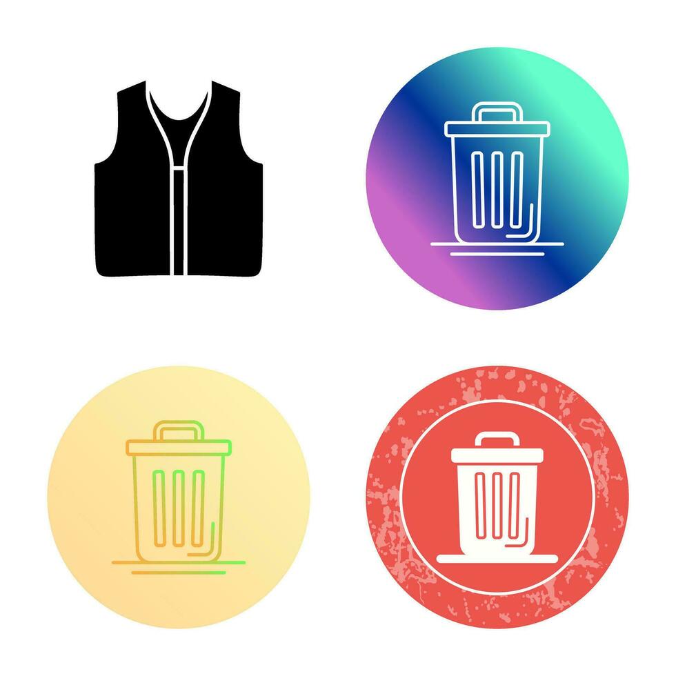 Trash Can Vector Icon