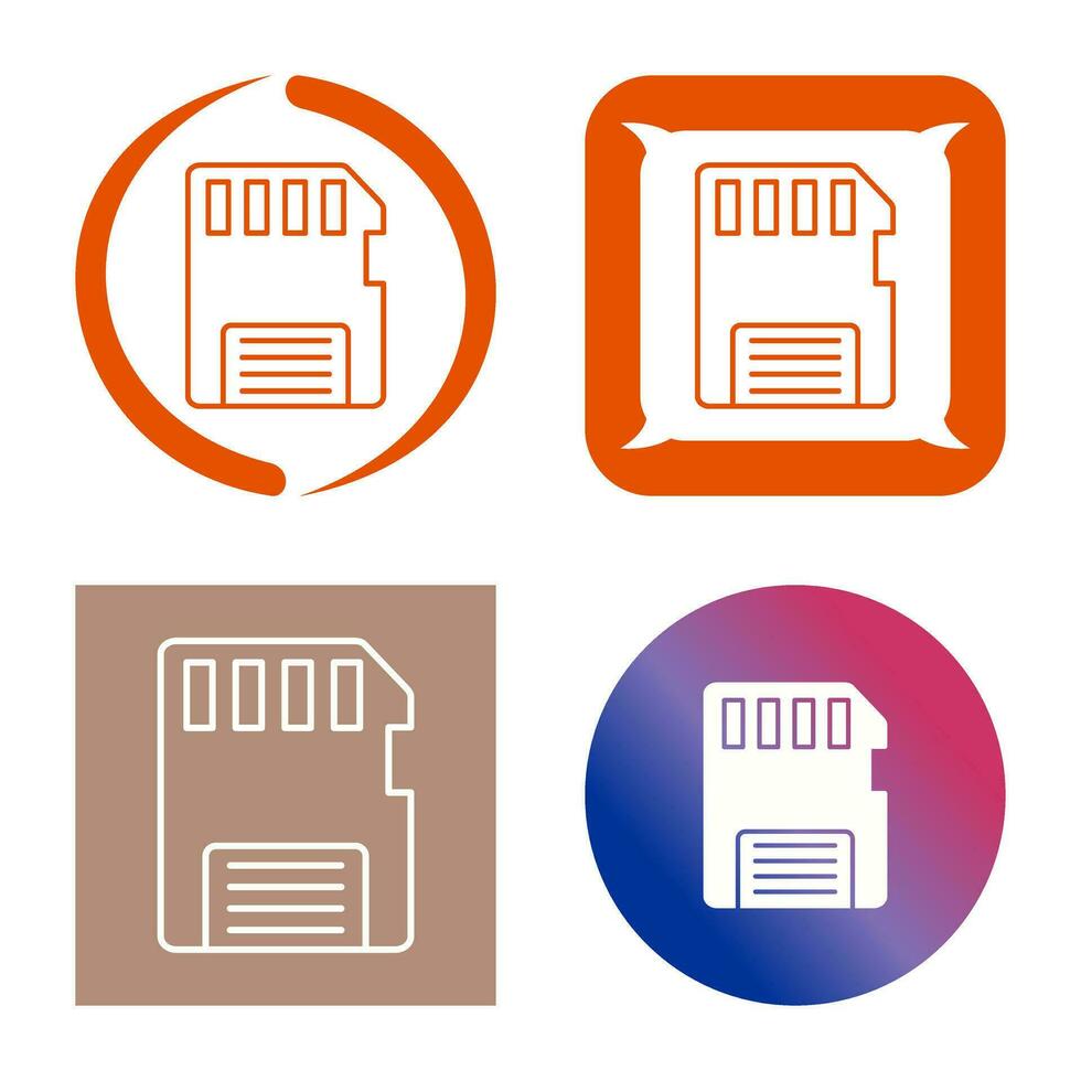 Memory Card Vector Icon