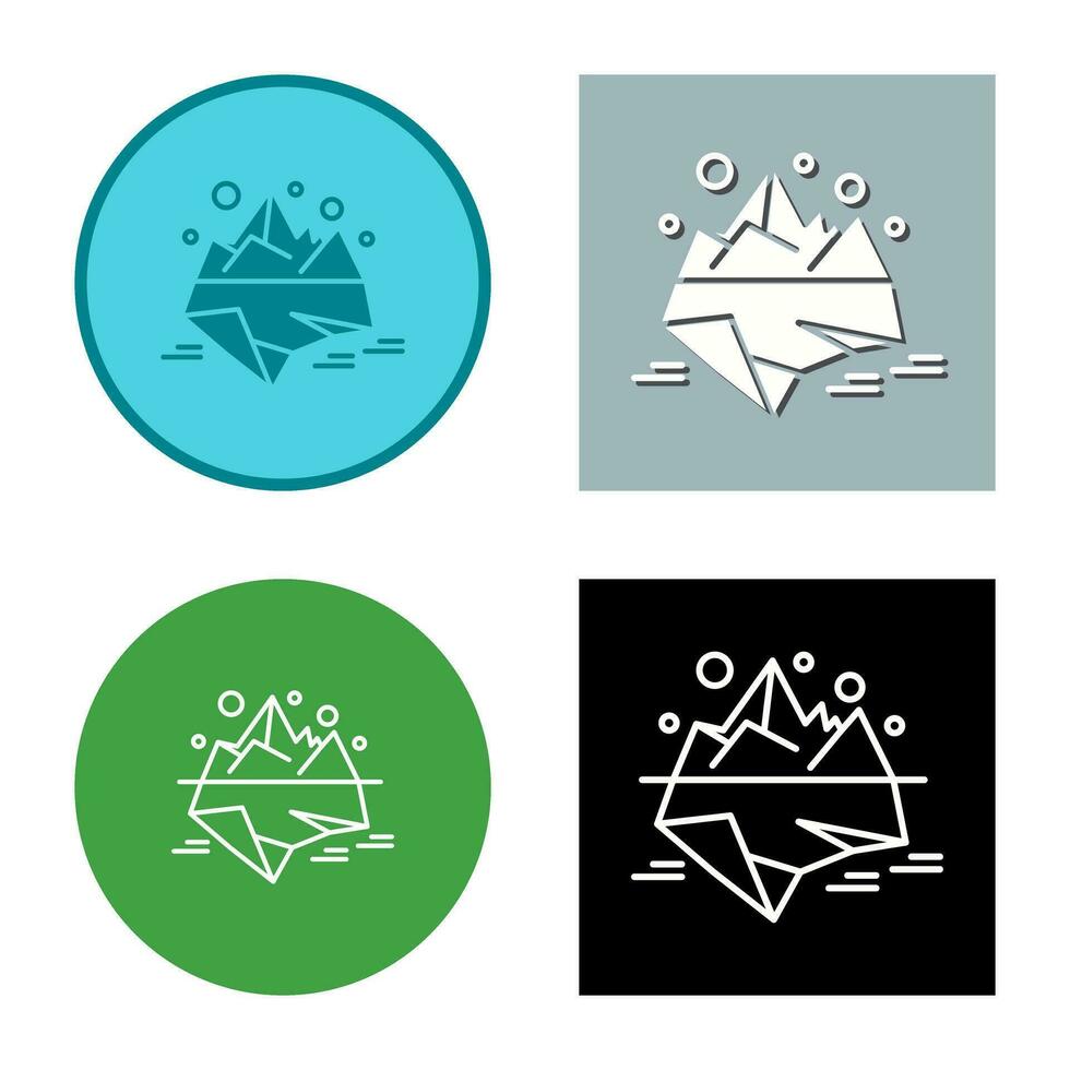 Iceberg Vector Icon