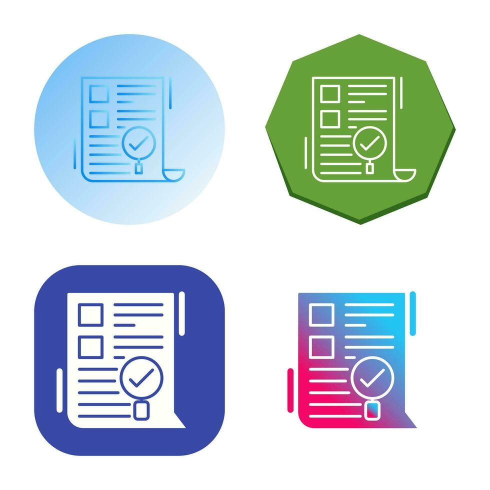 SEO Audit Vector Icon