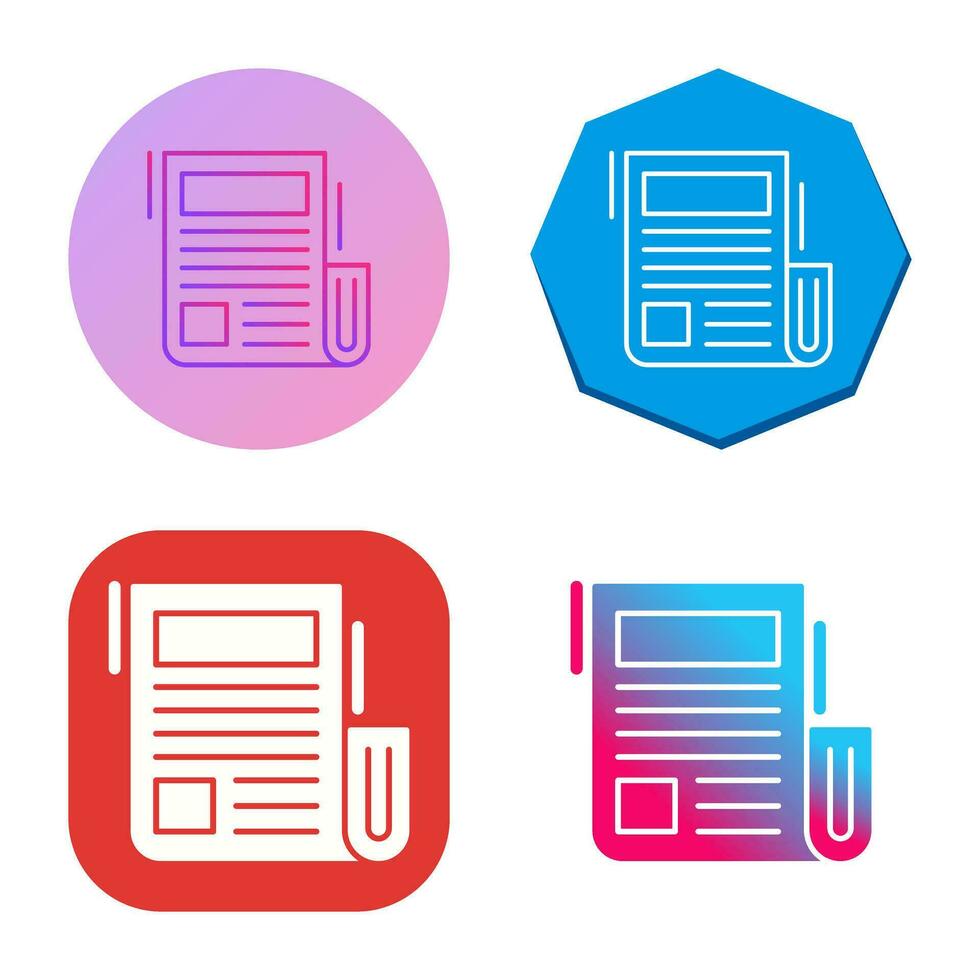 News Vector Icon