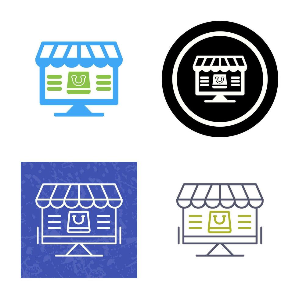 Online Shopping Vector Icon