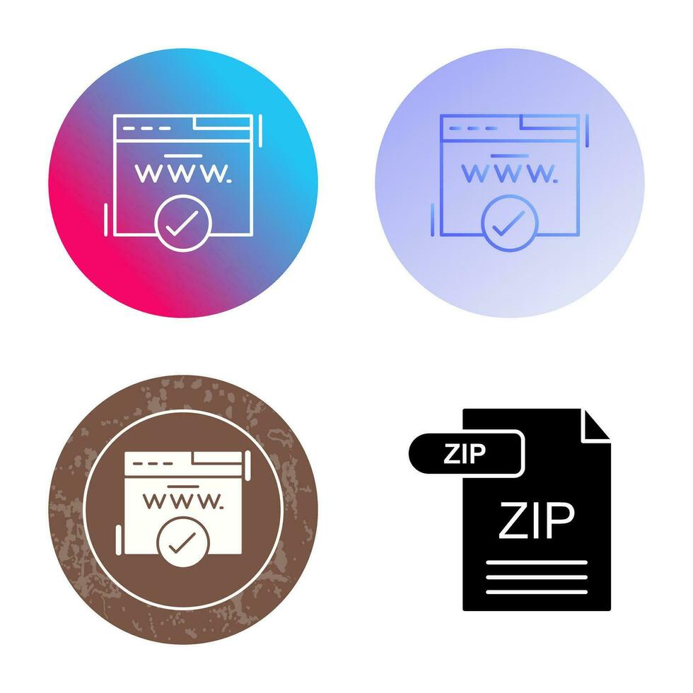 Domain Vector Icon