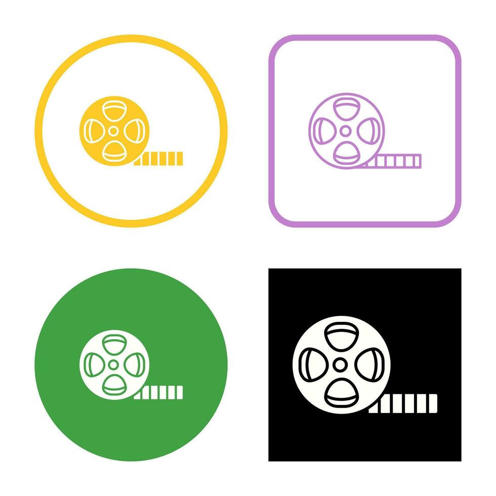 Film Reel Vector Icon