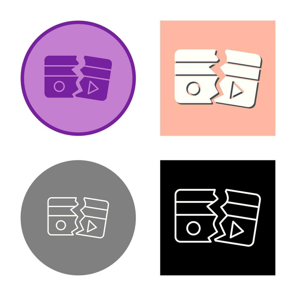 Broken Vector Icon