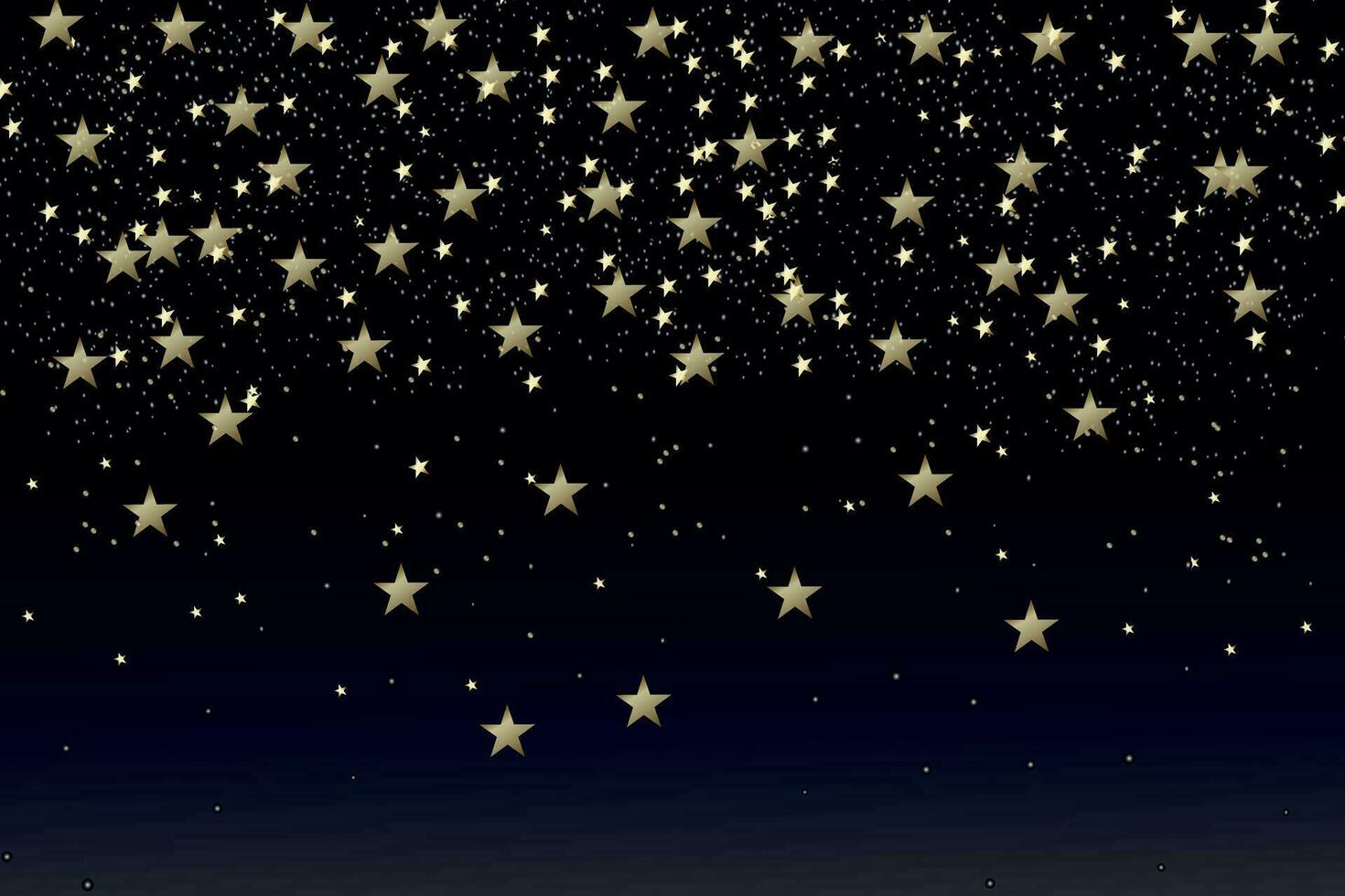 Star background.Web banner concept. Horizontal starry background with realistic shining stars and stardust. Infinite universe and starry night sky. Vector illustration.