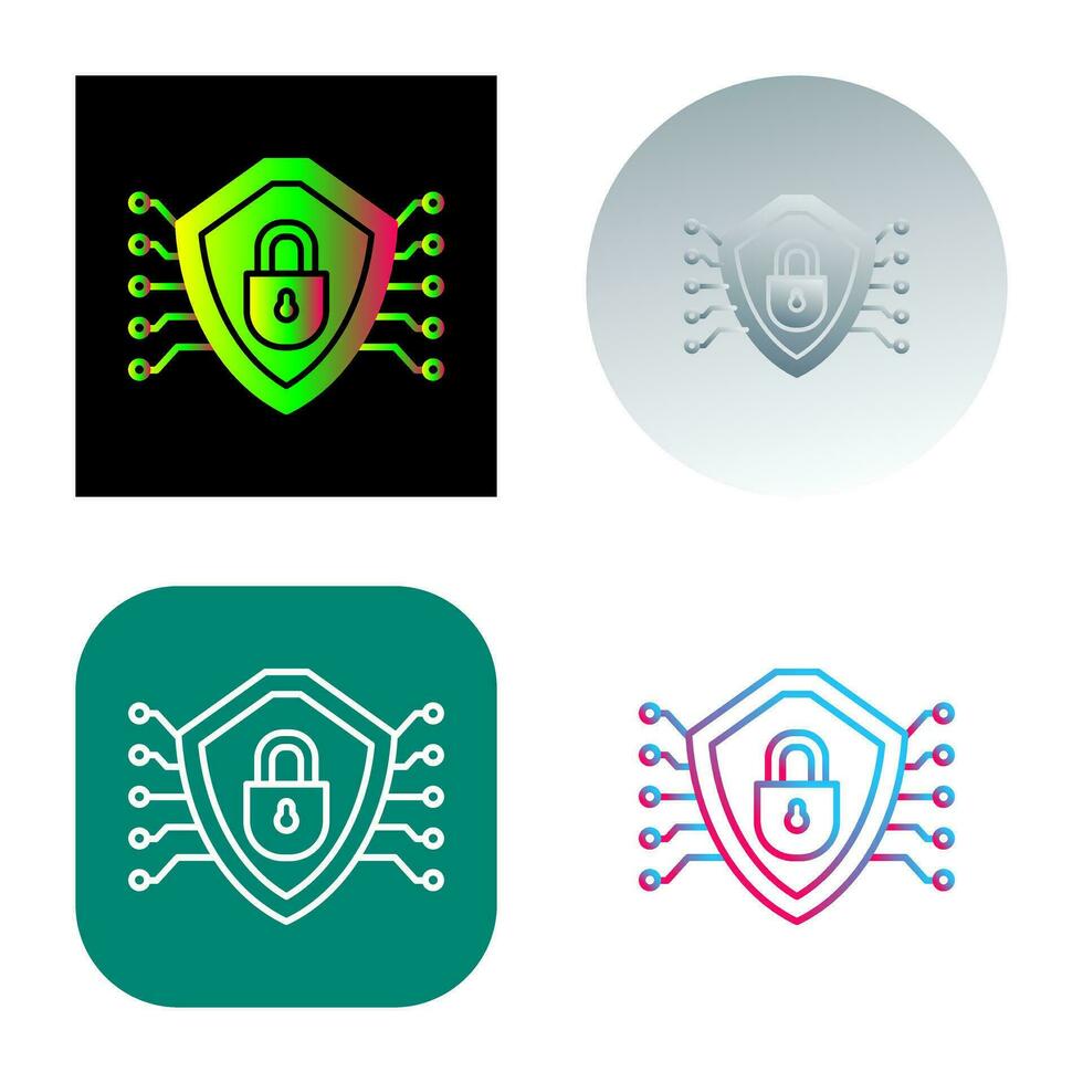 Cyber Security Vector Icon