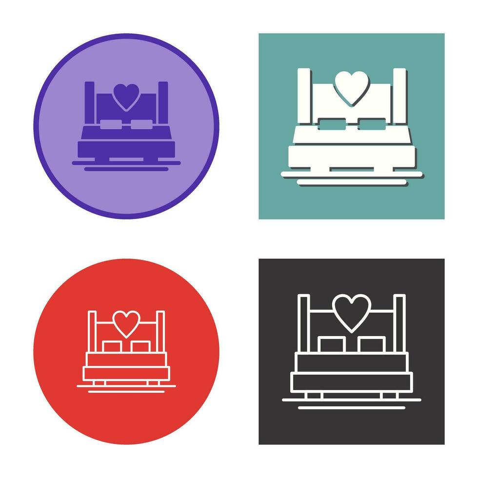 Double Bed Vector Icon