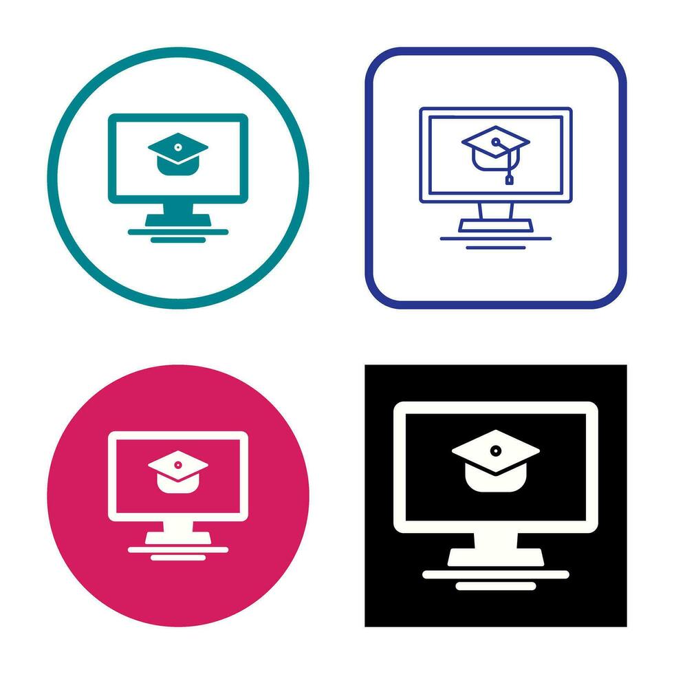 Online Course Vector Icon