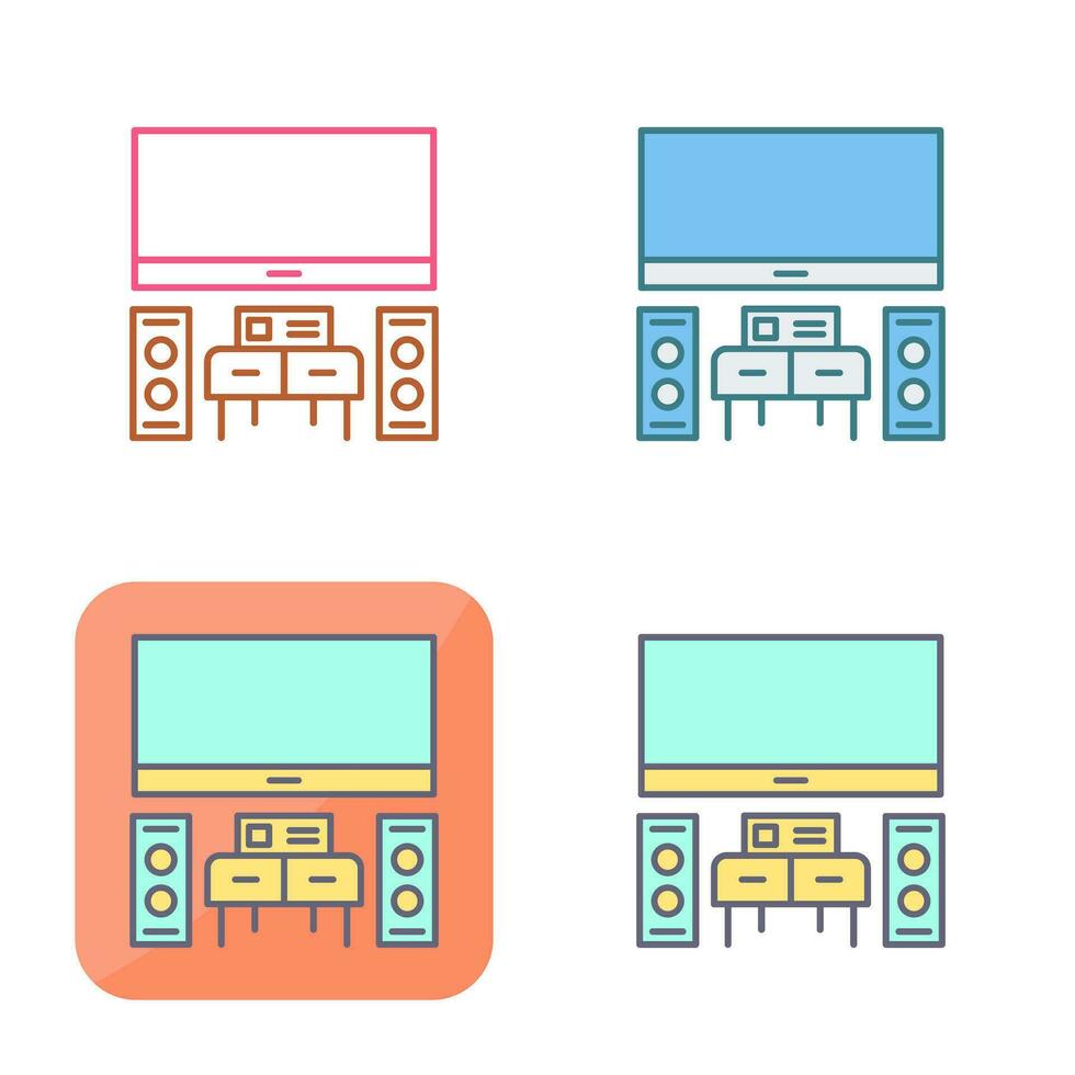 Home Theater Vector Icon