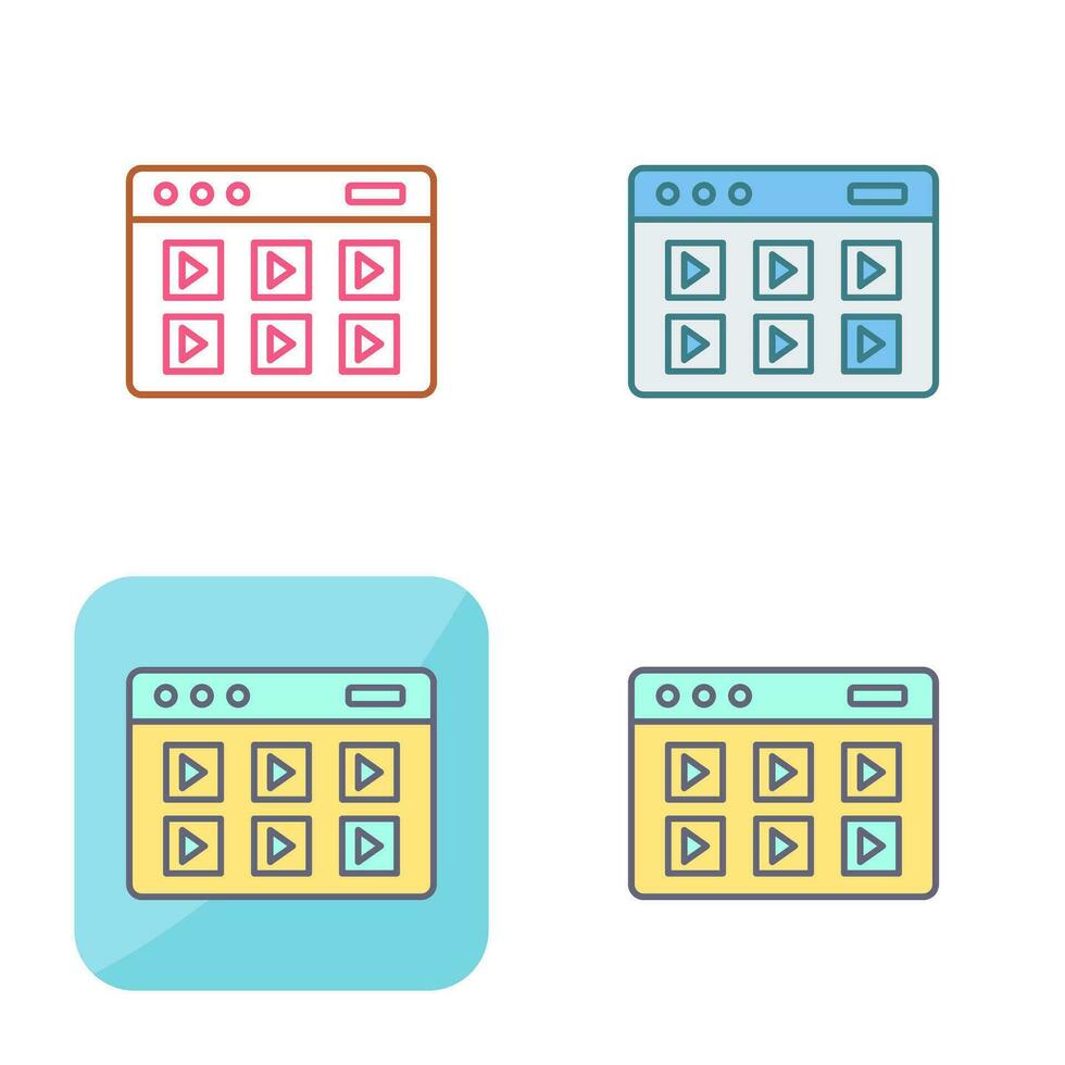 Online Course Vector Icon