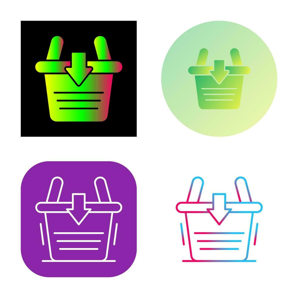 Add To Basket Vector Icon