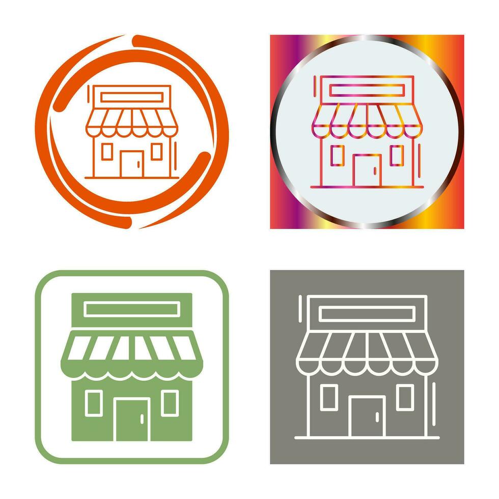 Retail Place Vector Icon