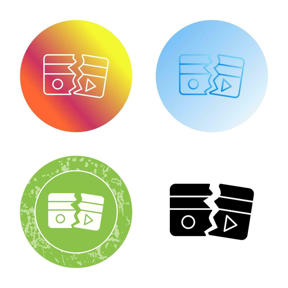 Broken Vector Icon