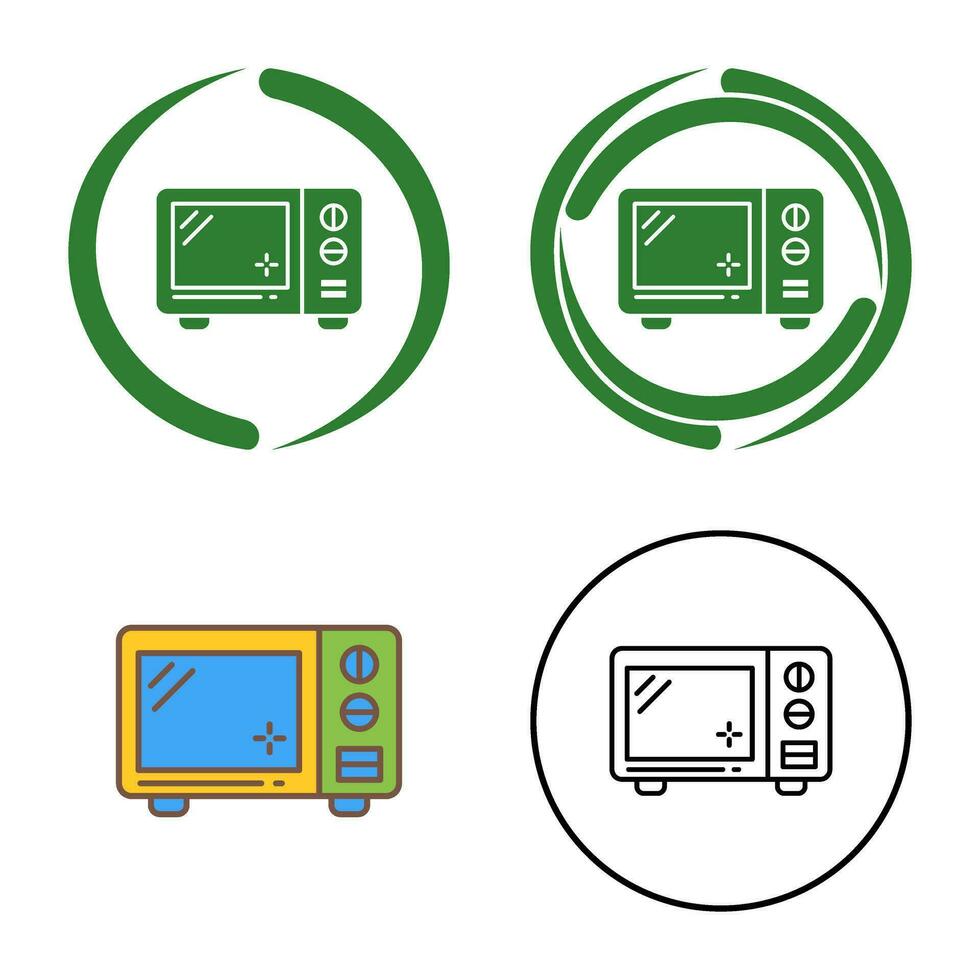 Microwave Vector Icon