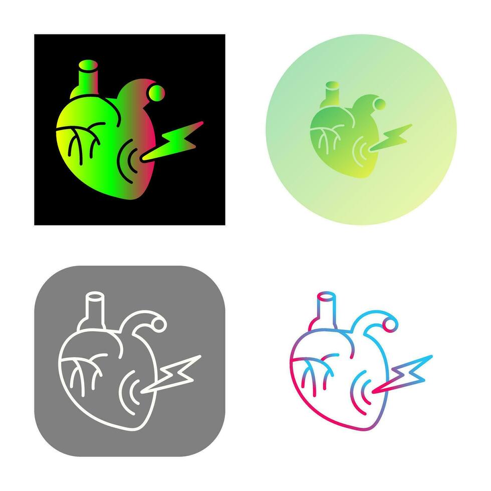 Heart Attack Vector Icon
