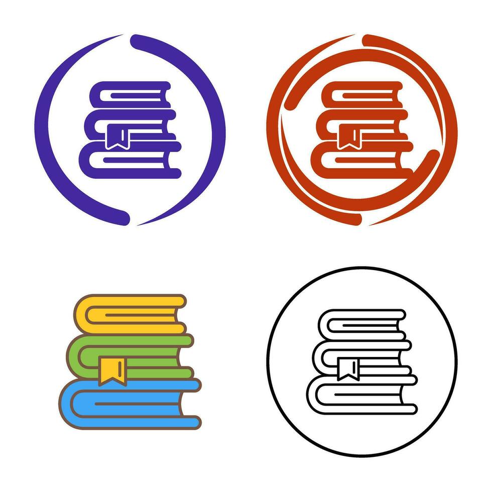 icono de vector de libros