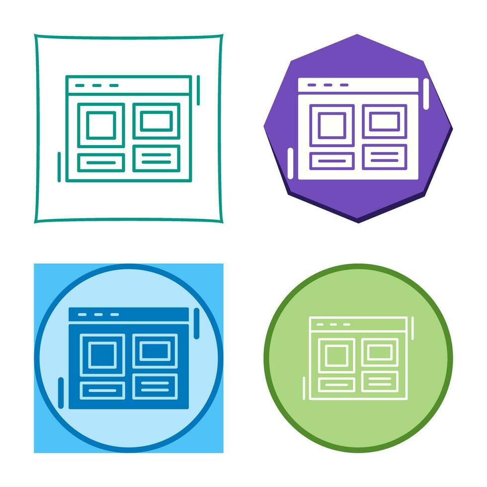 Layout Vector Icon