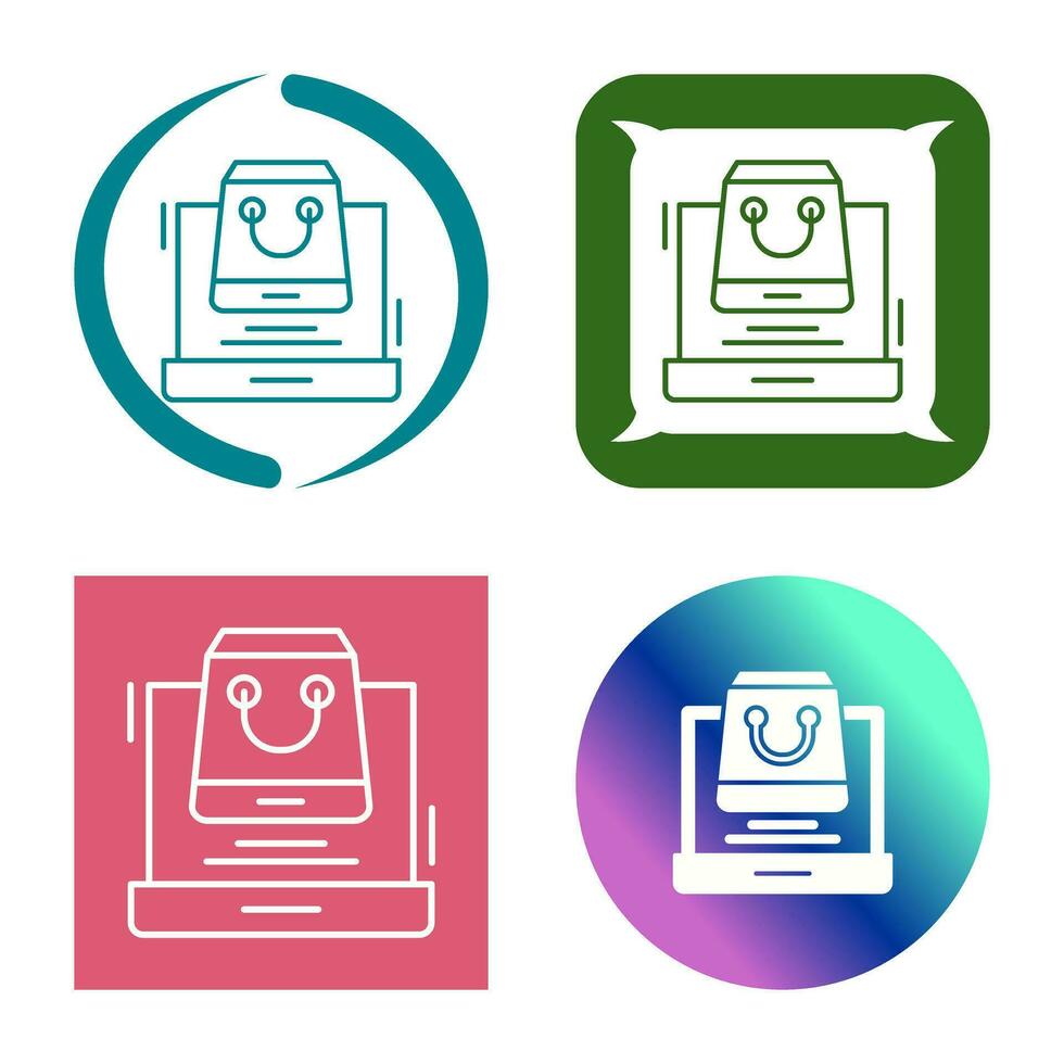 Online Shopping Vector Icon