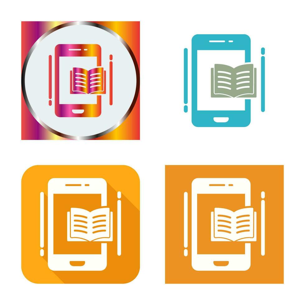 E Book Vector Icon