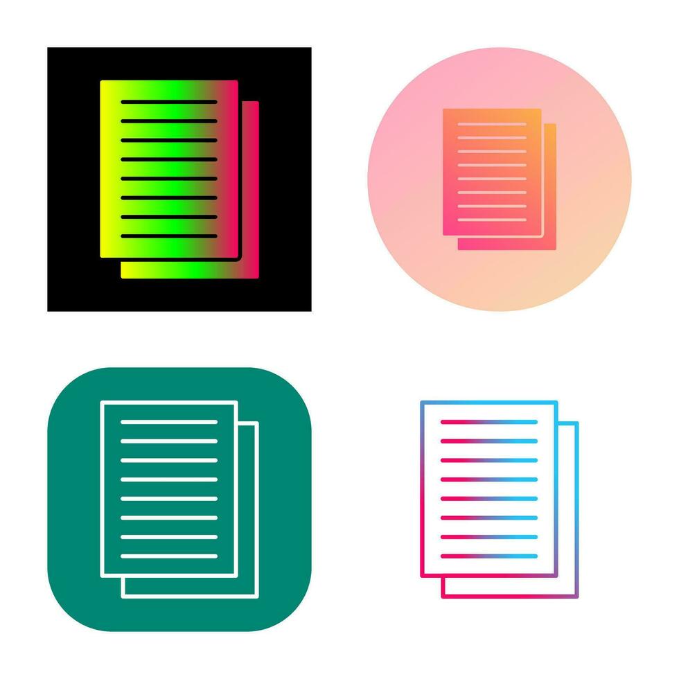 Document Vector Icon