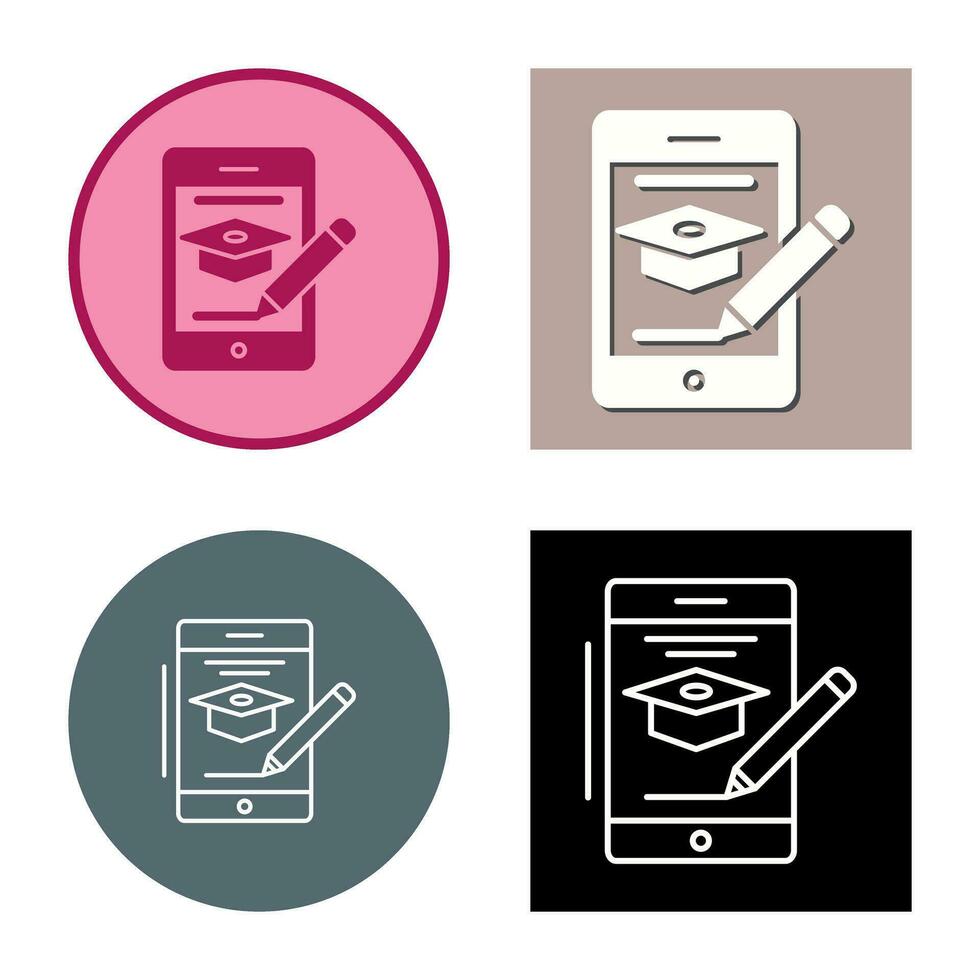 Online Course Vector Icon