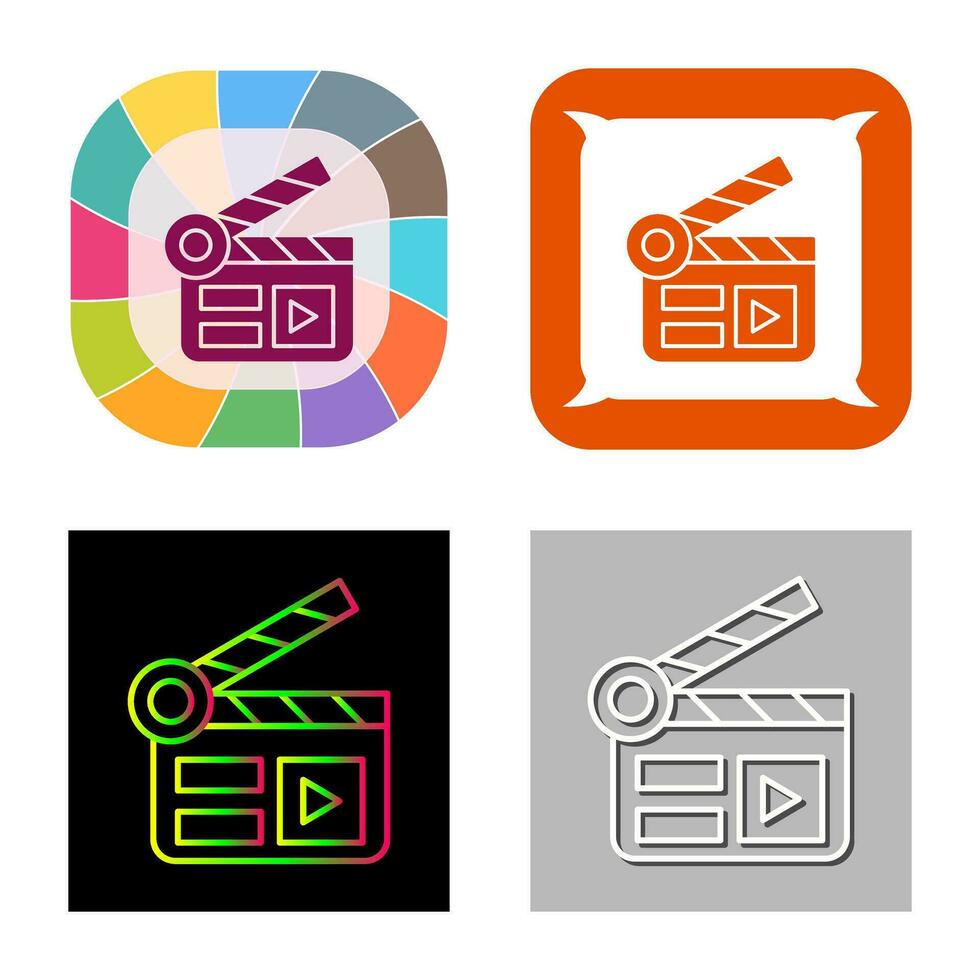 Clapper Board Vector Icon