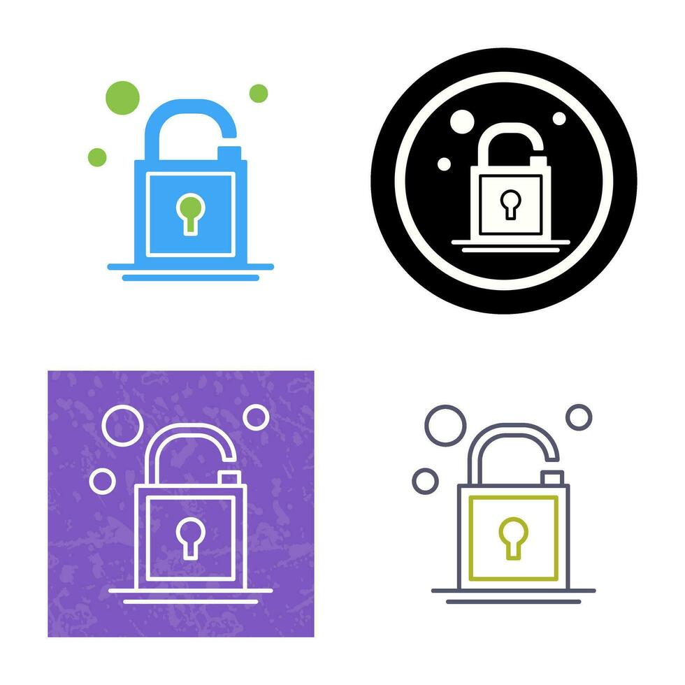 Open Lock Vector Icon