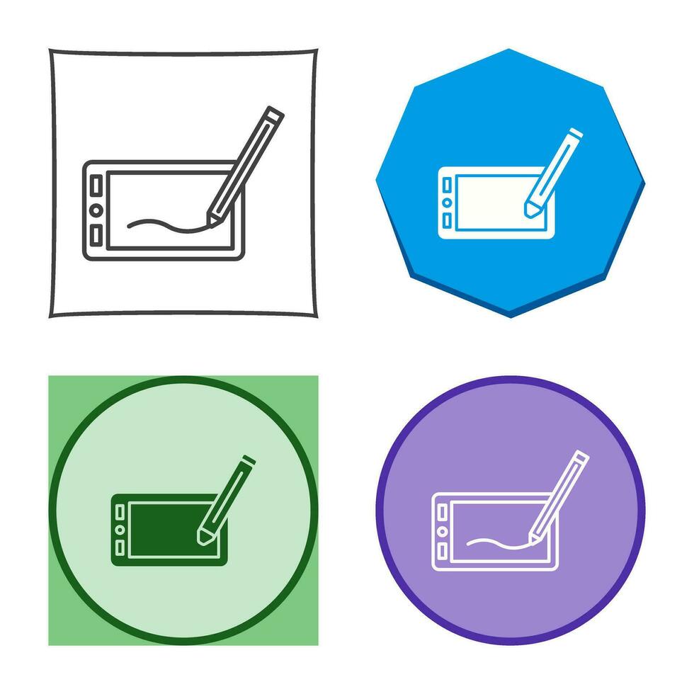 Drawing Tablet Vector Icon