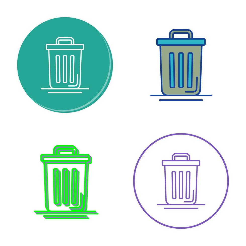 Trash Can Vector Icon